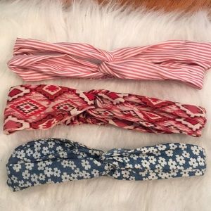 Three piece headband set
